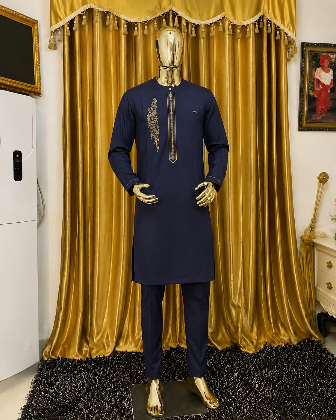 Red Fashion standout native men outfit
